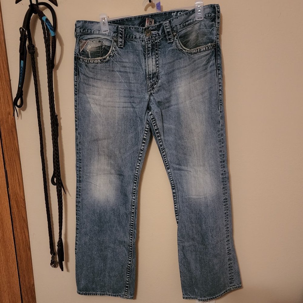 Mens Silver jeans